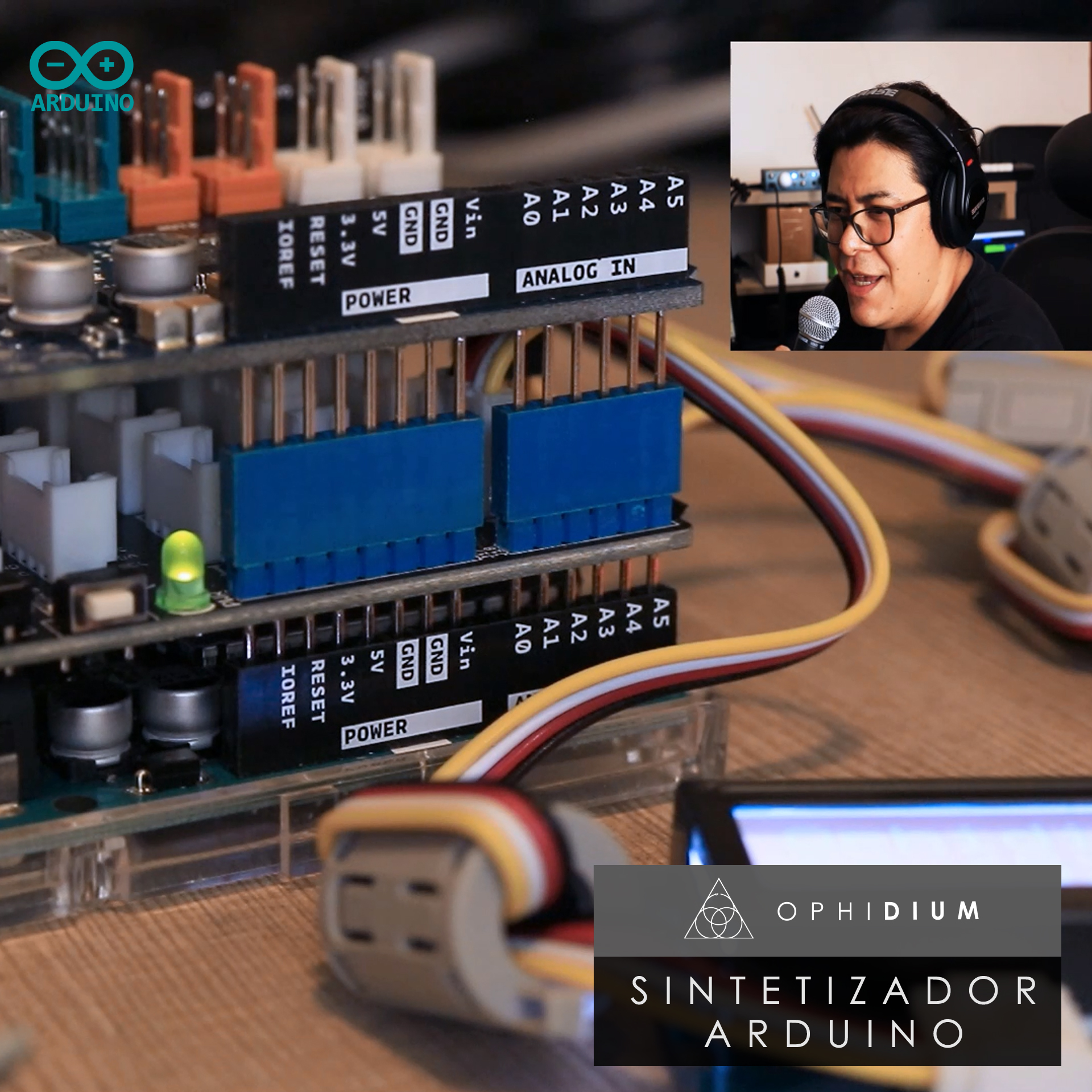 Ophidium: Sintetizador con Arduino para grabación musical